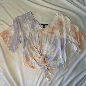 Forever 21 Pastel Tie Dye Shirt